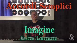 22 IMAGINE John Lennon  Tutorial Pianoforte  Accordi facili [upl. by Whiteley]