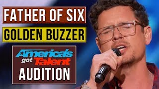 Father of 6 Michael Ketterer Earns Golden Buzzer from Simon Cowell  Americas Got Talent 2018 [upl. by Dao631]