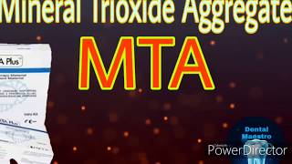 MTA  Mineral Trioxide Aggregate  application  Advantages  Dental Maestro  DrJyoti Agarwal [upl. by Thomasina]