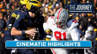 Cinematic Highlights Michigan Wins 3rdStraight vs Ohio State  Big Ten Football  The Journey [upl. by Grubman]