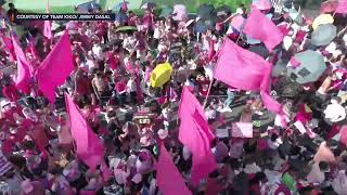 Drone shot of LeniKiko tandem miting de avance as of 330 pm [upl. by Lemmie611]