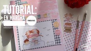 😍 TUTORIAL SCRAPBOOKING Álbum en Marcha con Trece de Alúa Cid Cap 1 [upl. by Naujat]