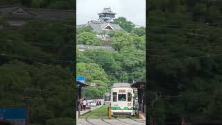 Xperia 1 VIのカメラ性能を試す：熊本城と路面電車を撮影 shorts 鉄道 train [upl. by Nuahsak]