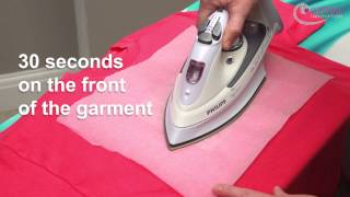 How to Iron on rhinestone transfers [upl. by Durrace]