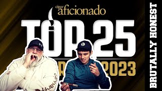 OUR REACTION to Cigar Aficionados Top 25 List for 2023 [upl. by Dettmer]