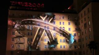 Lexus CT 3D Art Projection on Earth Night [upl. by Aehsila620]