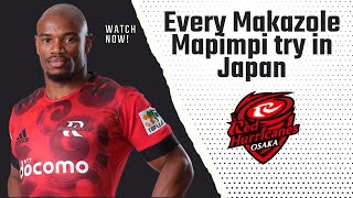 Every Makazole Mapimpi try in Japan [upl. by Ohce]