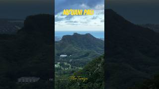 ¡Así es el mirador Nuʻuanu Pali en la isla de Oʻahu Nu’uanu Pali Lookout hawaii travel [upl. by German]