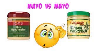 Organics Hair Mayonnaise VS ORS Hair Mayonnaise [upl. by Lorilee]