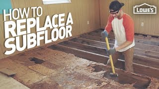 How to Remove and Replace a Rotten Subfloor [upl. by Janene]