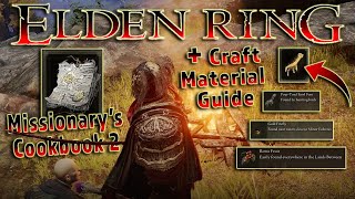 Elden Ring Gold Pickled Fowl Foot Craft Guide Missionarys Cookbook 2 [upl. by Eikram]