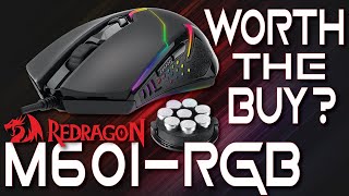 REDRAGON M601RGB CENTROPHORUS 2 GAMING MOUSE FULL REVIEW [upl. by Sallee934]