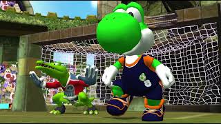 Super Mario Strikers Star Cup Rookie Yoshi vs Mario [upl. by Alexandrina]