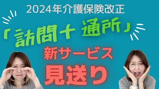 【2024年介護保険制度改正】「訪問＋通所」新サービス見送り！ [upl. by Aitnauq]