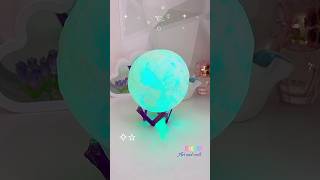 Floating moon lamp 😍✨🌙☁️ diy tonniartandcraft shorts craft love art youtubeshorts [upl. by Tiebout]