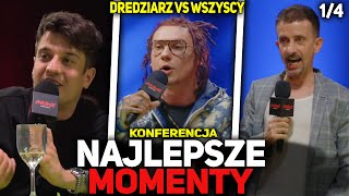 DREDZIARZ VS WSZYSCY  KONFERENCJA PRIME MMA 8  NAJLEPSZE MOMENTY 14 [upl. by Esekram]