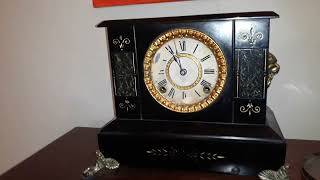 End of daylight saving time and restarting antique clocks [upl. by Lleon]