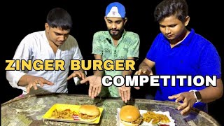 Zinger burger ka challenge vlog [upl. by Kaiser]