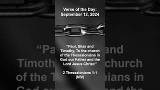 Ambassador in Chains  Verse of the Day  September 12 2024 verseoftheday [upl. by Zebulen]