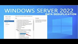 How to Configure Data Deduplication on Windows Server 2022 [upl. by Carissa667]