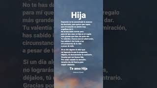 Poema Para Hija [upl. by Avra583]