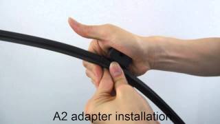 How to fit Starline amp Vista Pro VistaPro A2 Big Side Pin Wiper Blades [upl. by Rialb]