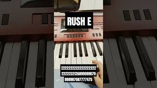 Rush E Piano Tutorial tutorial piano shorts [upl. by Goldin]