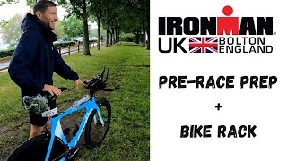 Ironman UK 2021  Registration Expo Bike Rack AND RAIN [upl. by Llerrehs]