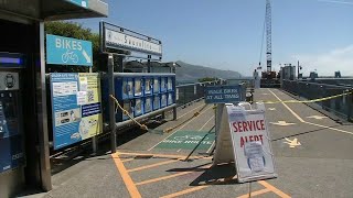 SausalitoSF ferry service suspended due to structural issue with pier [upl. by Hymen393]