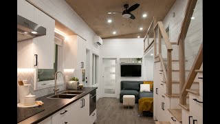 Luxurious tiny home for a family of 4 features tons of storage [upl. by Atal]