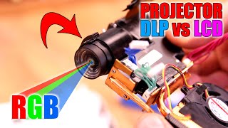 DLP amp LCD amp Laser PROJECTOR  How They Work  TEARDOWN [upl. by Aticnemrac]