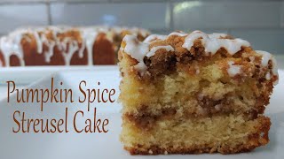 Pumpkin Spice Streusel Cake Recipe [upl. by Seerdi56]