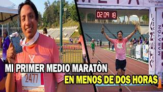 MI PRIMERA VEZ CORRIENDO UN MEDIO MARATON  Maratón Atenas Veracruzana 2024  Vlog Runner [upl. by Eula7]