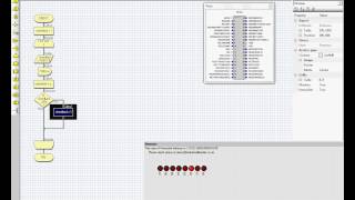 Réaliser un chenillard à LED sous flowCode V4 [upl. by Noislla764]