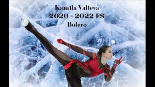 Kamila Valieva FS 2020  2022 Bolero [upl. by Kcired]