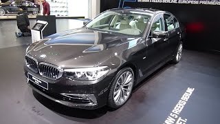 2017 BMW 520d Sedan Luxury Line  Exterior and Interior  Auto Show Brussels 2017 [upl. by Ahsitruc]