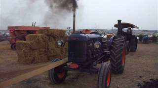 Fordson E27N Fitted with a 4LW Gardner oil engine on the dynaometer at dorset steam fair [upl. by Alphonsa639]