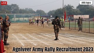 Agniveer Army Rally Bharti 2023  Army Bharti 2023  Indian Army Bharti 2023  ARO Agra Army Bharti [upl. by Golightly]