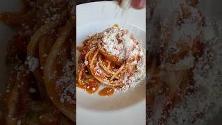 Amatriciana alla Calabrese🤤🌶️ CHE BOMBAAAAA  amatriciana calabria ricettefacili food [upl. by Eekorehc]