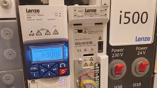 How to set parameters in the lenze inverterVFD RUNSTOP FORWARDREVERSED lenze electrical [upl. by Kin]