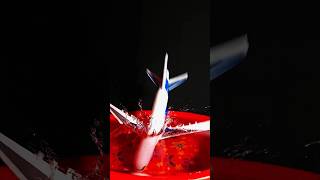 Airbus crash to water slow motion shorts [upl. by Neeneg]