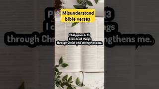 Misunderstood bible verses misunderstood christian biblestudy [upl. by Capp]