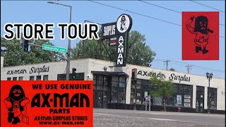 Touring AxMan Surplus The Coolest Store In The Galaxy [upl. by Sheff]