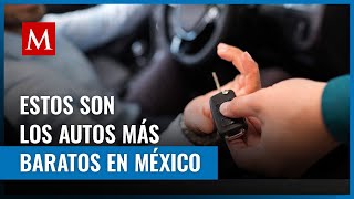 Si buscas adquirir un auto estos son los más baratos en México en 2024 [upl. by Nylicaj]