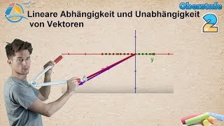 Lineare Abhängigkeit und Unabhängigkeit von Vektoren  Gymnasium StrandMathe  Übung 2 [upl. by Anaylil]