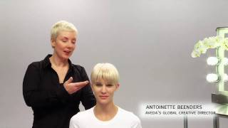 Aveda HowTo  The Tousled Look for Short Hairstyles [upl. by Constancy]