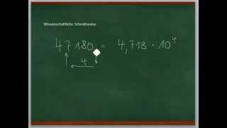 Große Zahlen Dezimalsystem und wissenschaftliche Schreibweise [upl. by Tilden768]