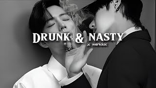 Drunk and nasty X werkkk  speed up  reverb   tisakorean X pierre bourne ft sharc [upl. by Ahsinahs]