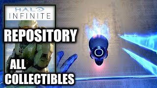 Halo Infinite  Repository All Collectible Locations All Skulls amp UNSC Audio Logs [upl. by Grant206]