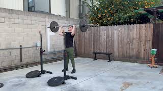 Barbell Overhead Press [upl. by Ahsel]